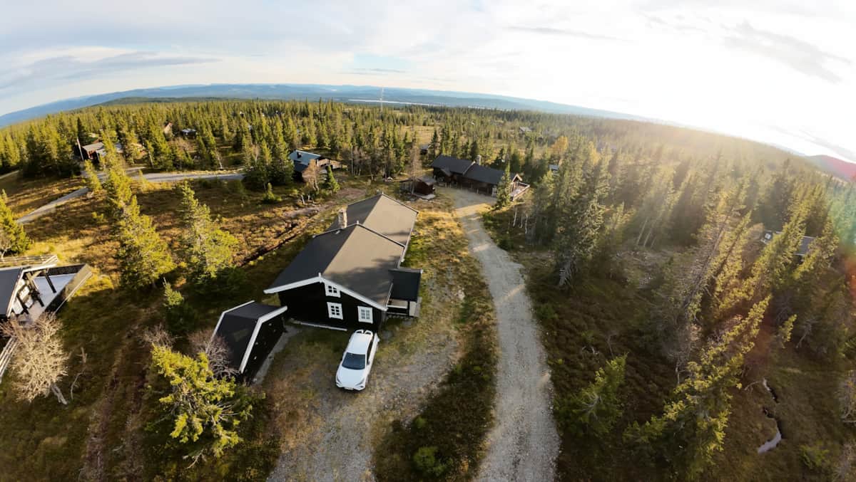 Nydelig natur rett utenfor døren